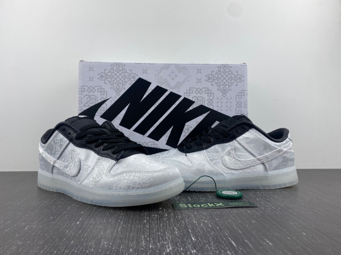 fragment design x clot nike dunk low n/a fn0315-110