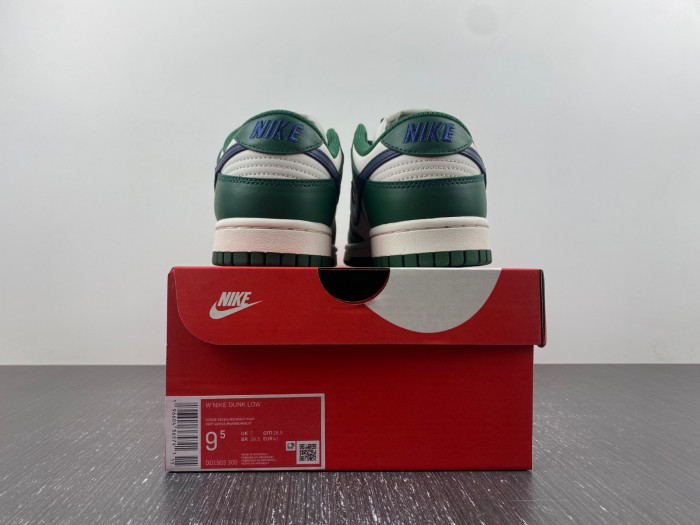 nike dunk low "gorge green/navy" dd1503-300