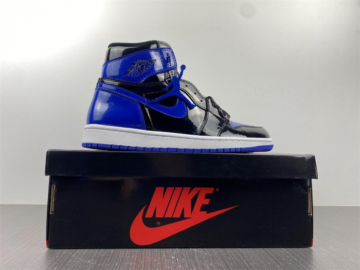air jordan 1 dark marina blue patent leather 555088-404