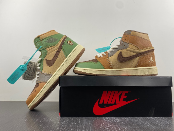 zion williamson x air jordan 1 og “voodoo” dz7292-100