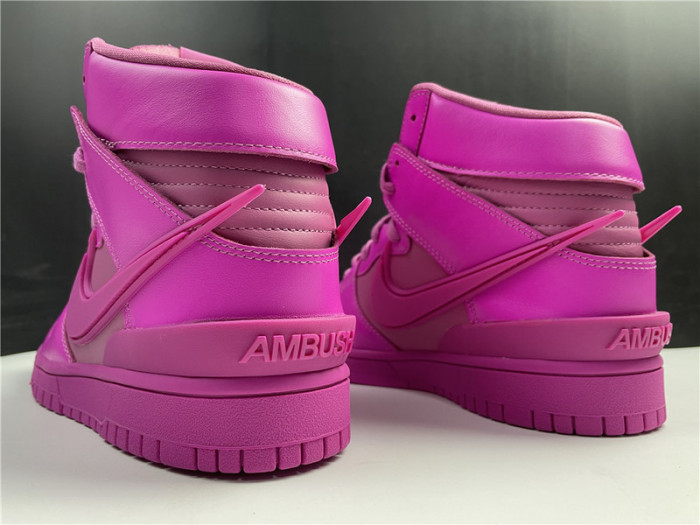 nike dunk high ambush active fuchsia - cu7544-600